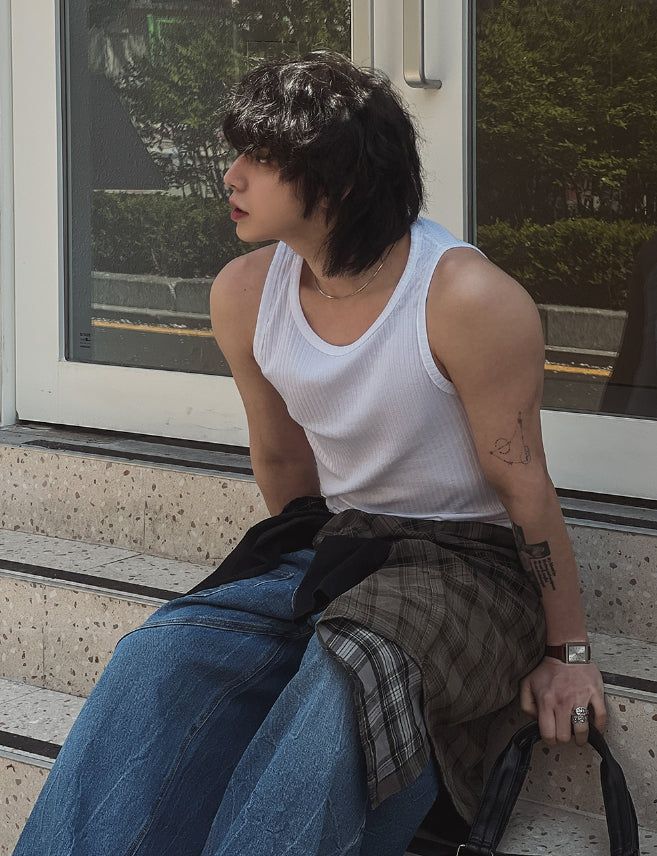 Glo Ribbed Layered Sleeveless