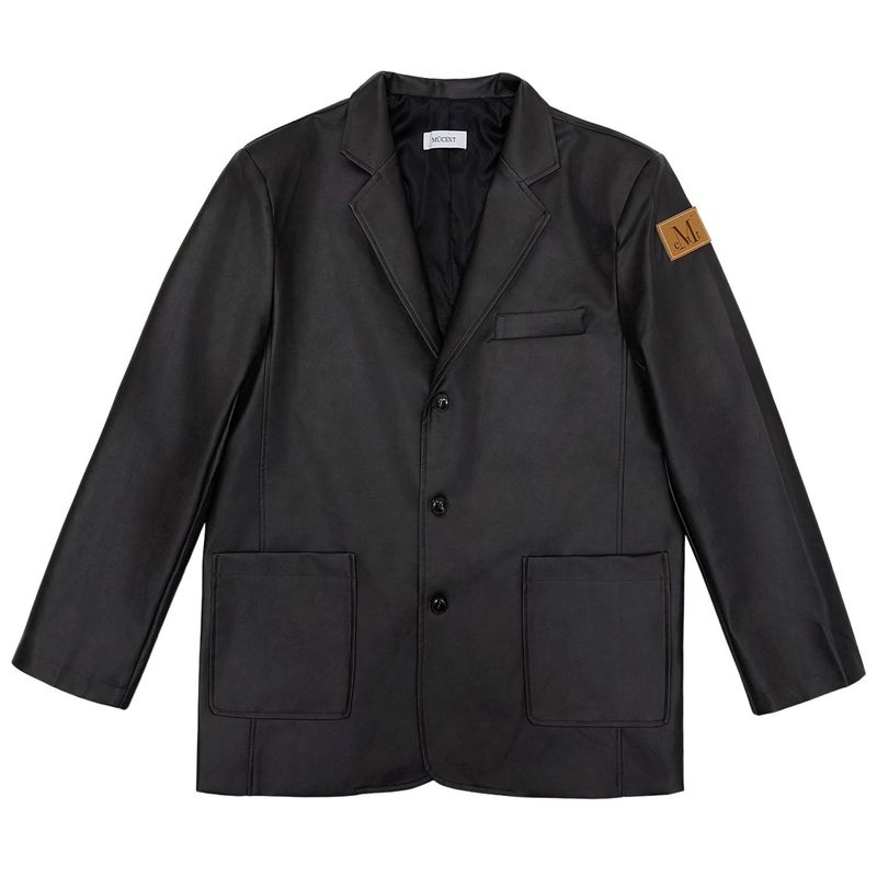 MUCENT（ムセント）の「ダンズダディフィットブレザーレザージャケット (UNISEX)（ジャケット/アウター）」