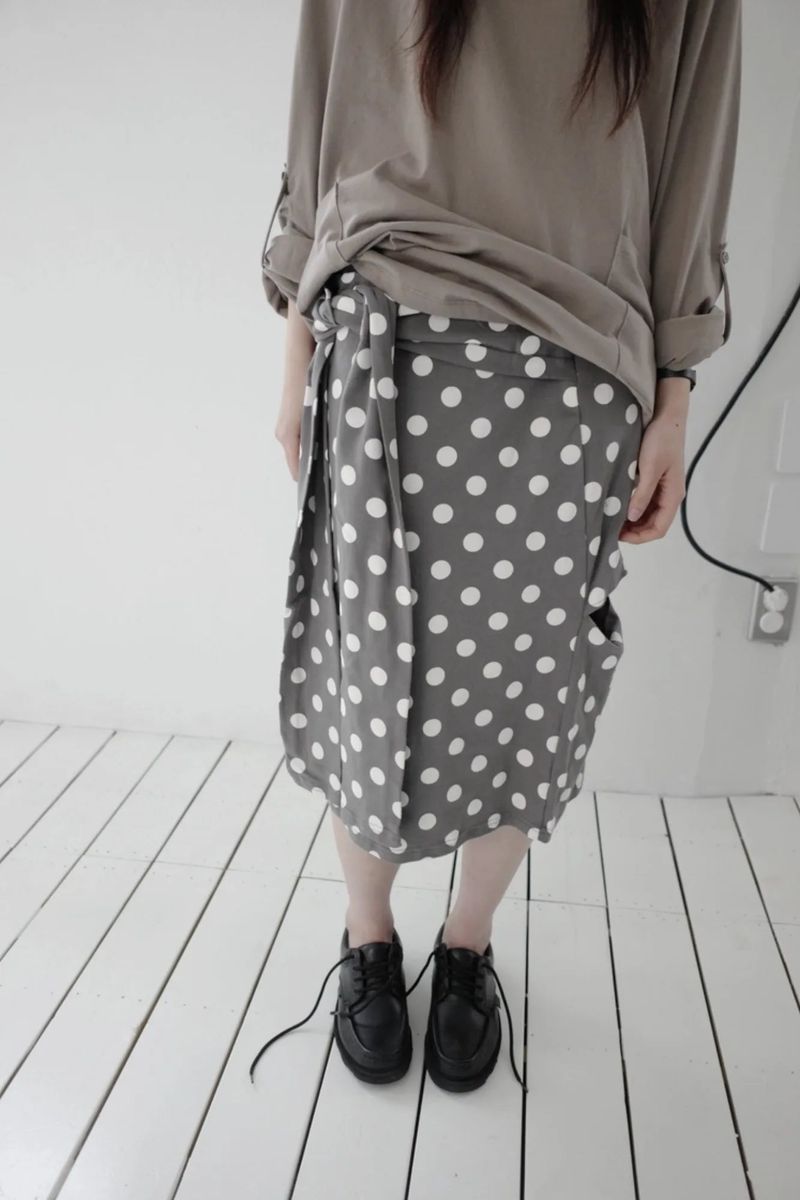 callhag（コールハグ）の「tied dot skirt (2c)（Skirts）」