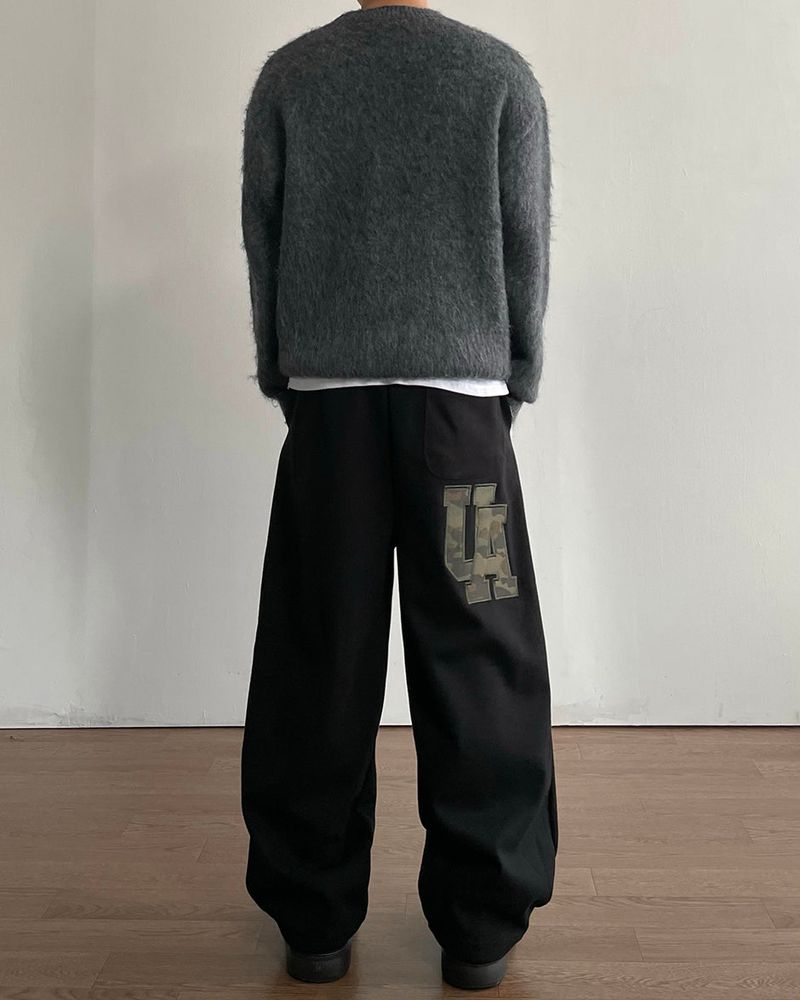 Flag Brushed Wool Knit