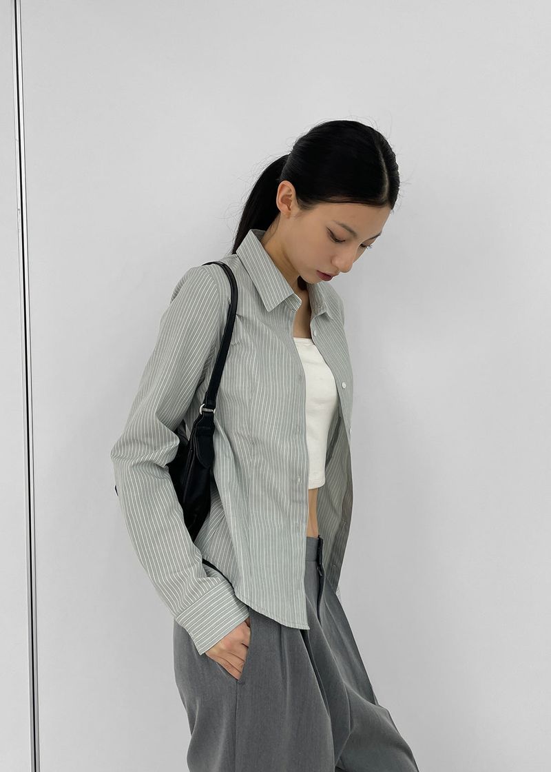 [MADE] High Tee Striped Shirt