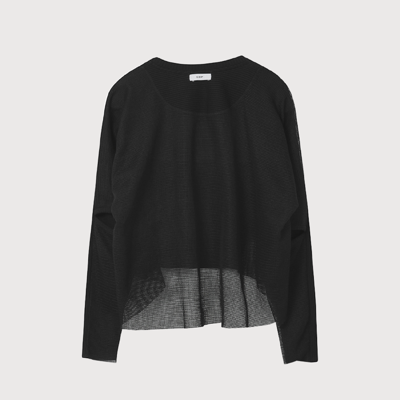 Mesh Waffle long sleeve
