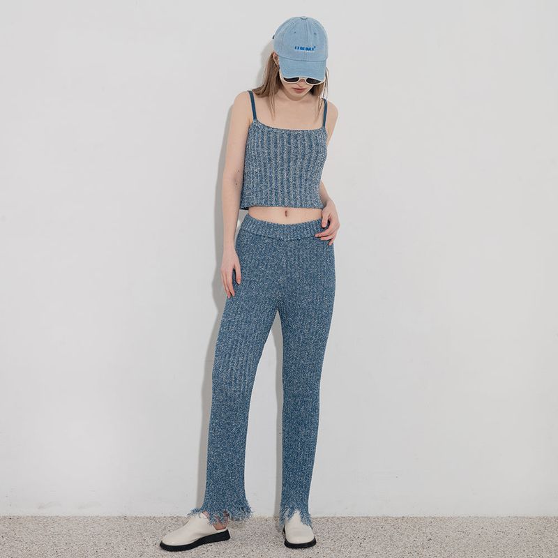 UNUSUALNORMAL（アンユージュアルノーマル）の「DAMAGED KNIT PANTS（Pants）」
