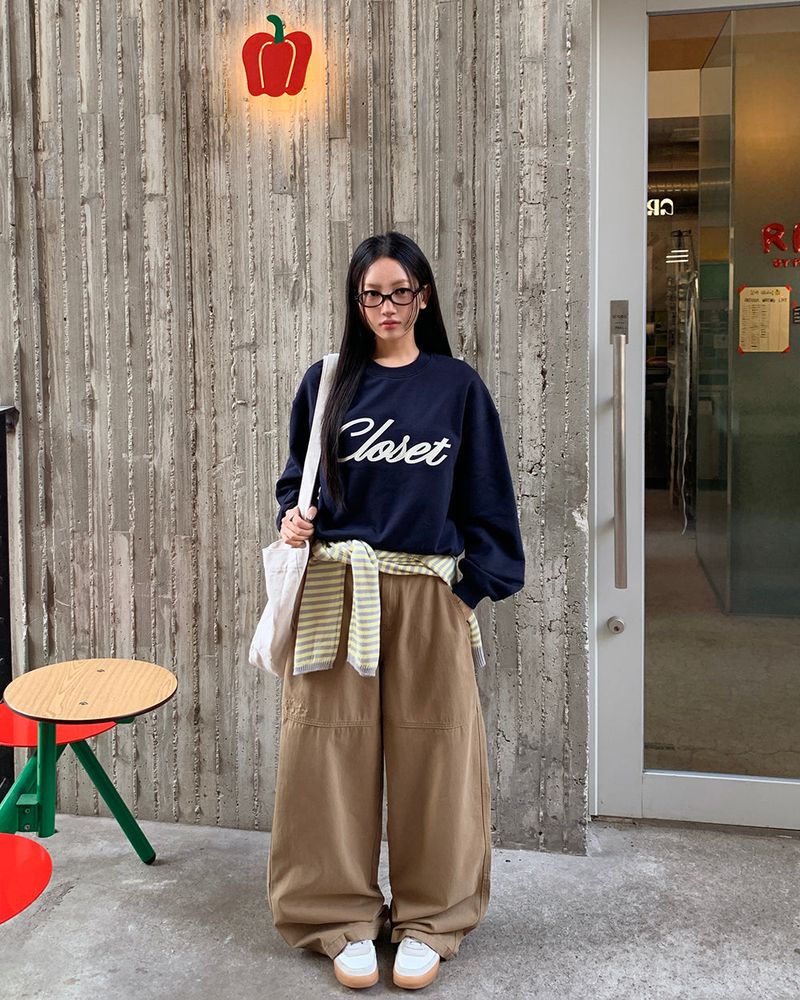 [ORIGINAL] Grape cut cotton pants