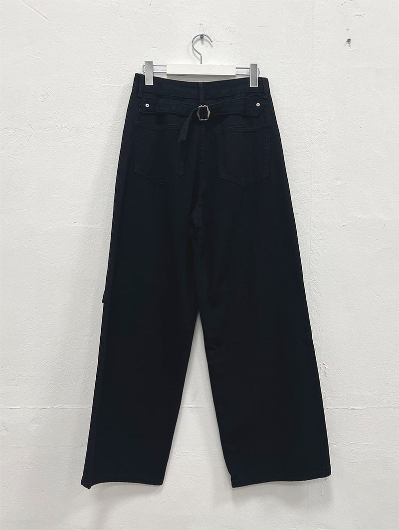 POINT BACK CLIP WIDE PANTS (3C)