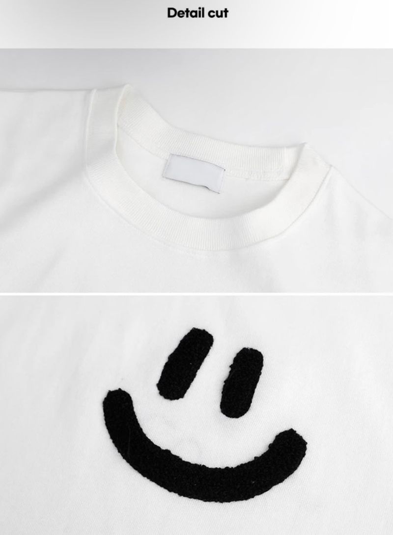 Daily Bookle Smile Overfit Short Sleeve