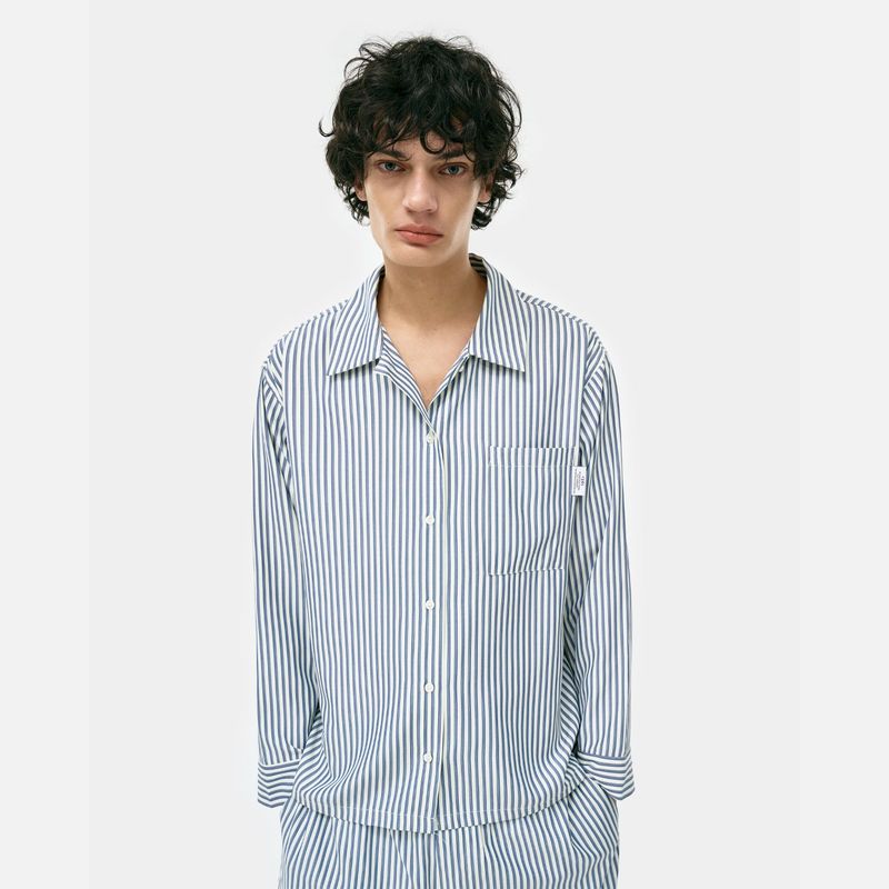  RELAXED STRIPE PAJAMAS_BLUE