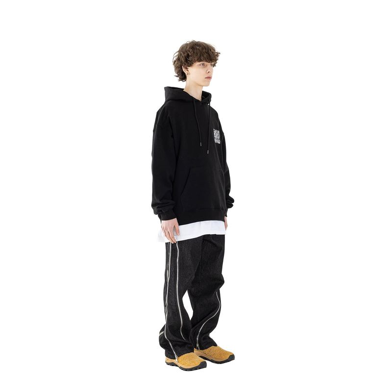 CUSHION LOGO HOODIE MSHHD001-BK