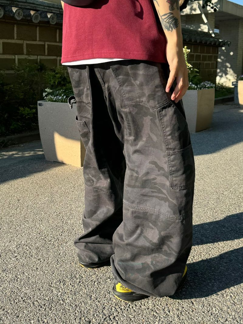 Camoufalge Carpenter Balloon Pants 2C