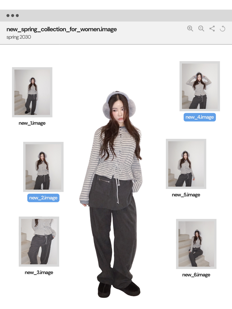 Corduroy Banded Layered Pants