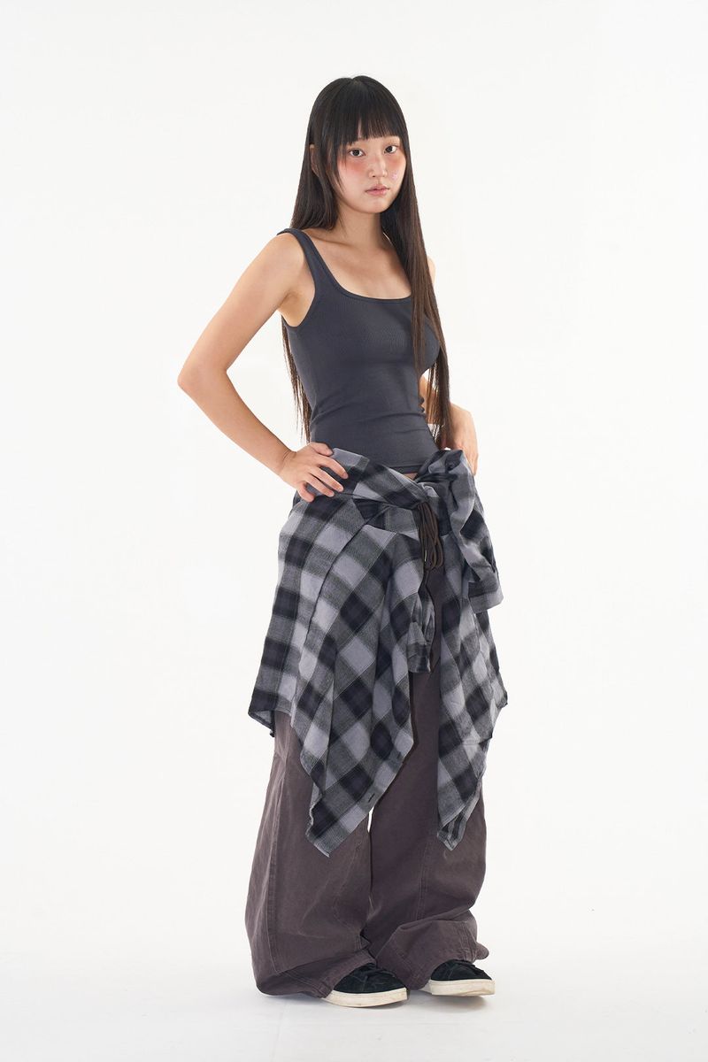 Haze over check shirt