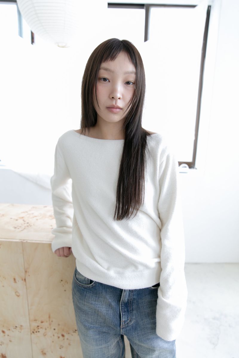 omoosoohy（オムスヒ）の「pastel boat-neck knit(4colors)（Tops）」