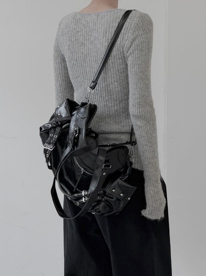 Modern Damage Ribbed Knit
