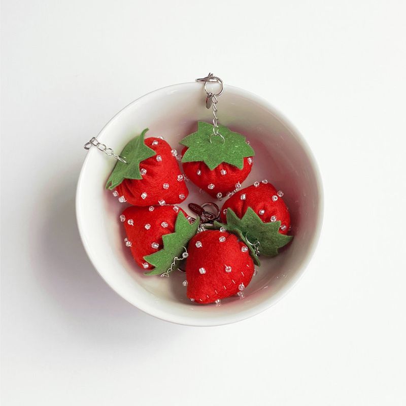 [soft keyring] shining berry (red)