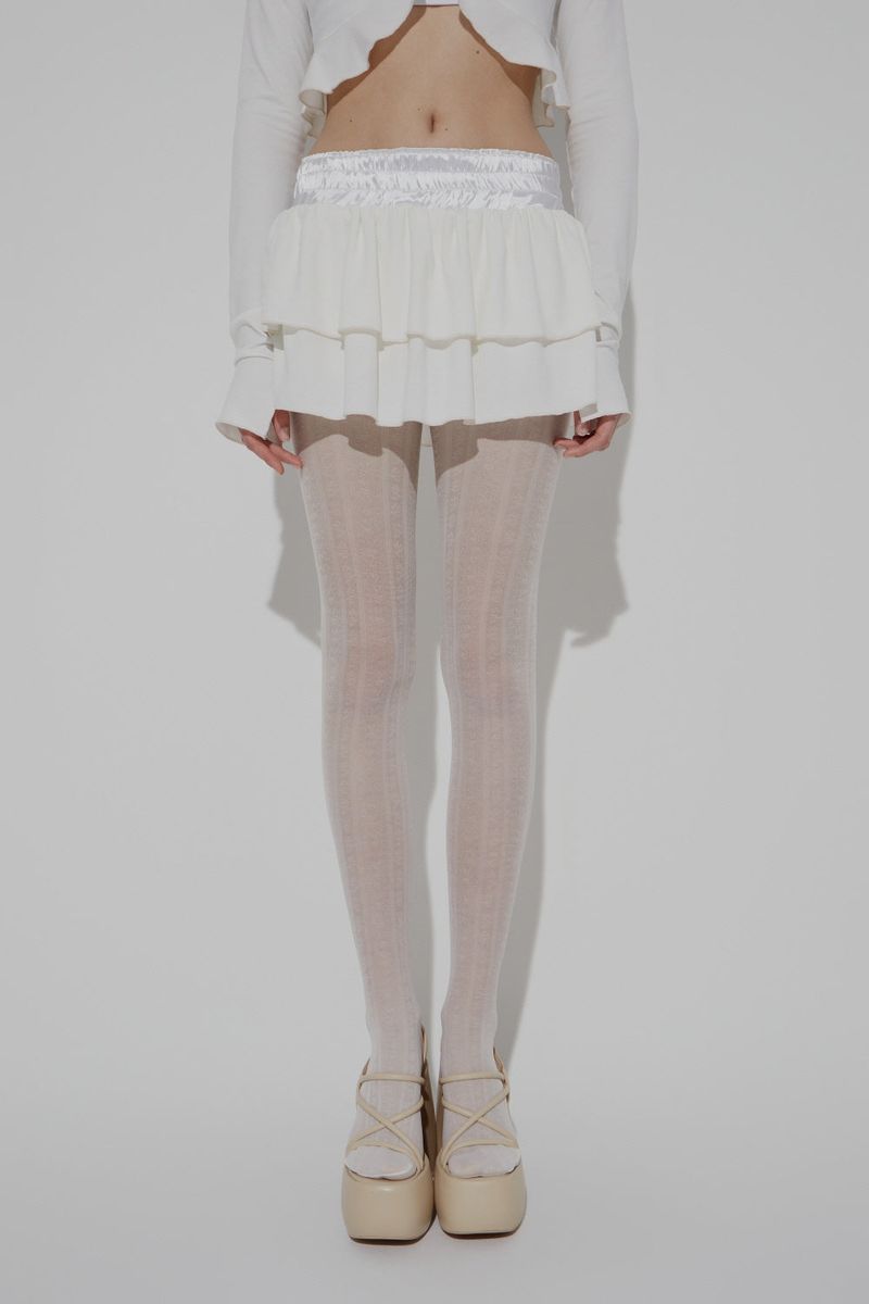 DOUBLE TIERED SKIRT