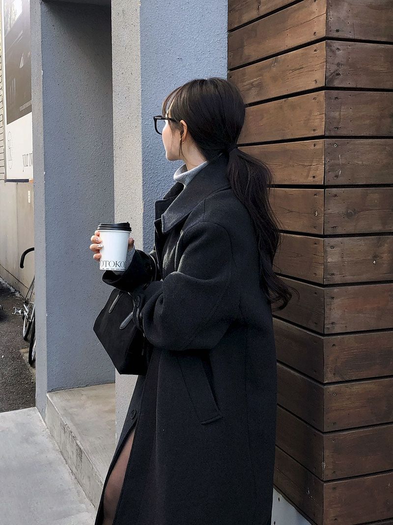 [BELLIDE MADE] Euriphyan Hidden Oversized Fit Single Long Coat