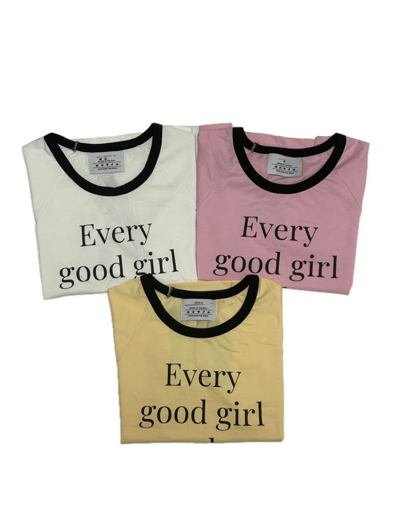 (3 colors) Thug Girl Ringer T