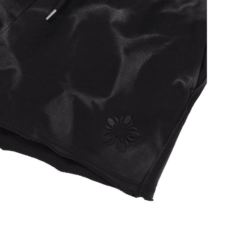 [24SS LSD COLLECTION] MUGUNG Bleach Washed Cotton Shorts_Black
