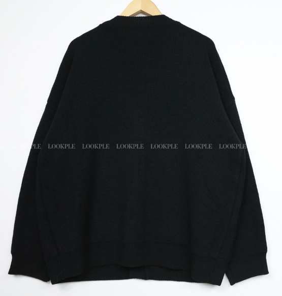 flander plain overfit cardigan