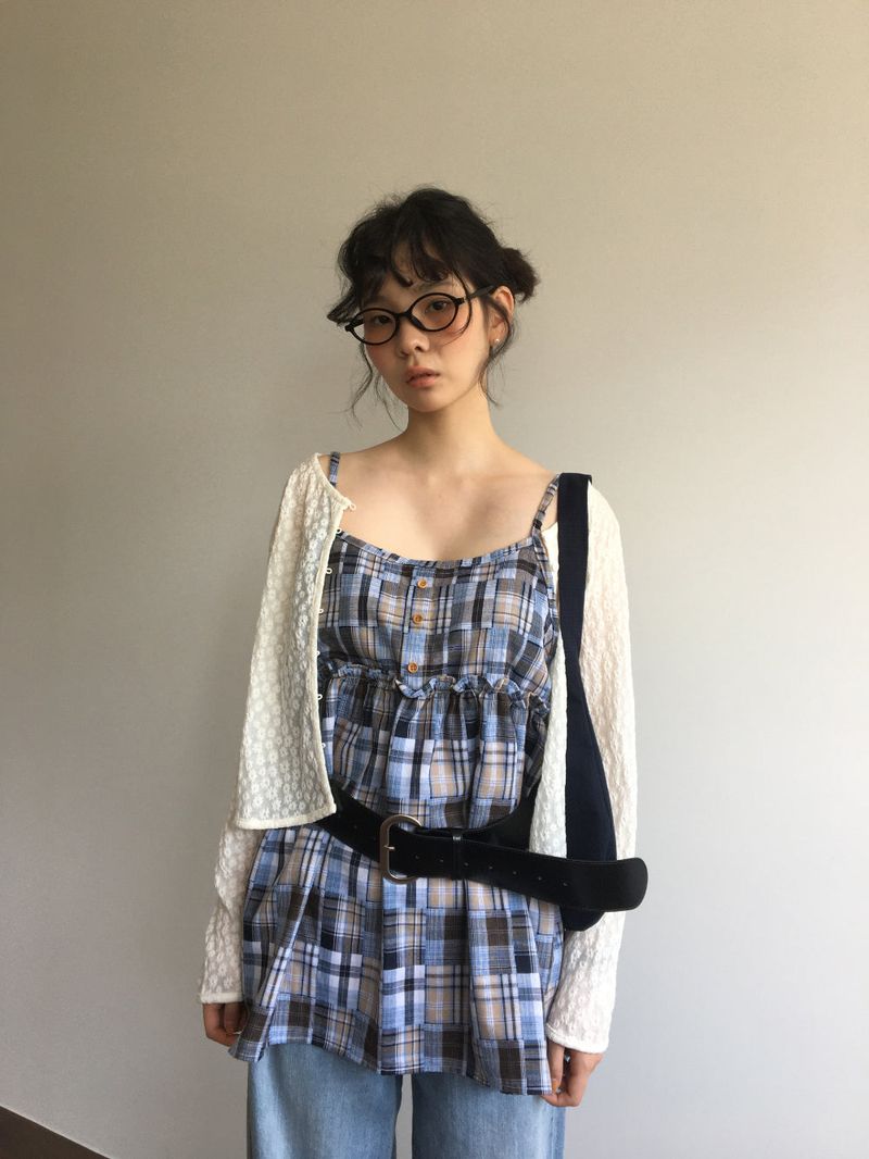 Wide oval buckle belt(2color)