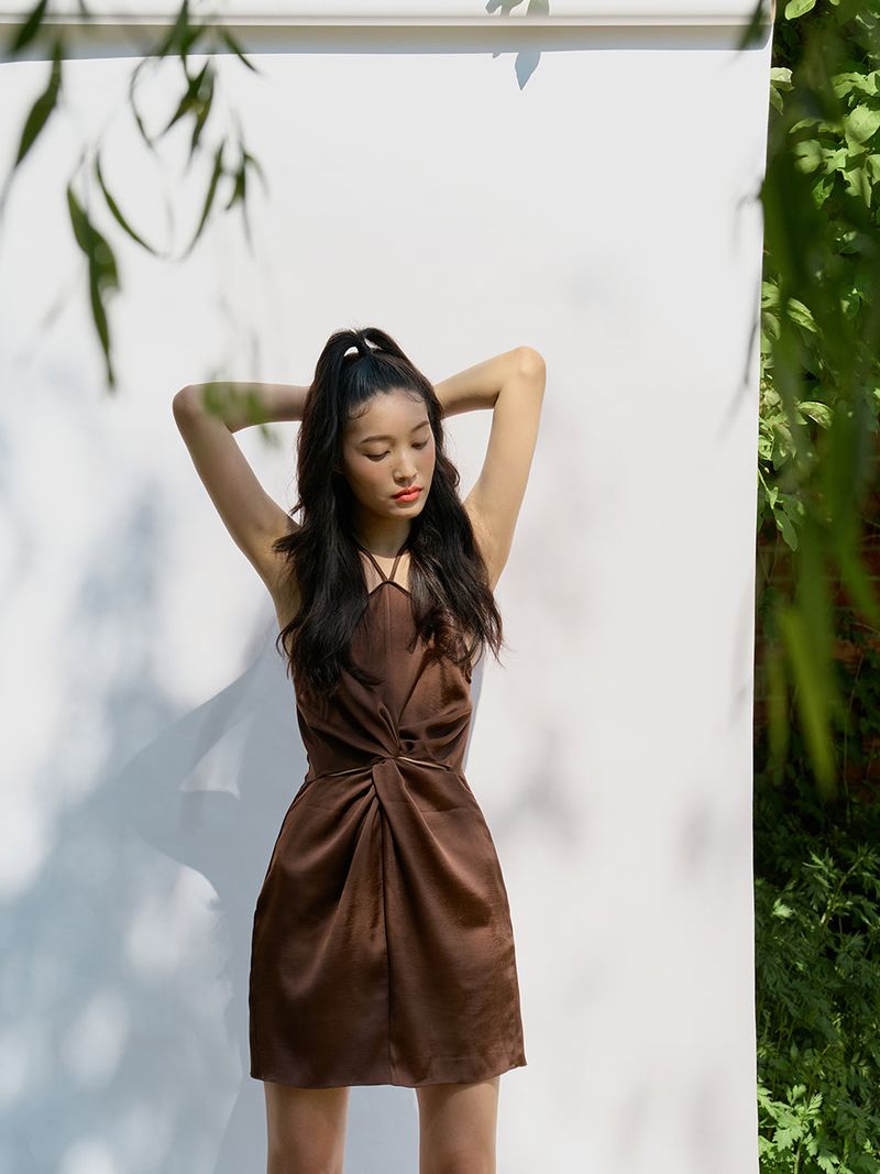 Sweetpea dress (Brown)