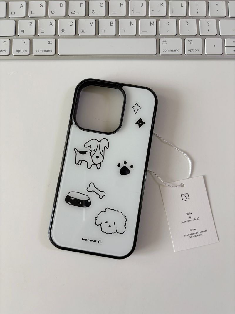 mon monde（モンモンド）の「puppy phone case（Smartphone Accessories）」