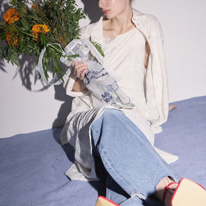MELLY SHEER LONG SHIRTS