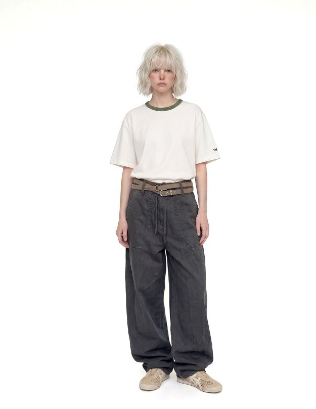 26SS★ Choker Pigment Ringer Short Sleeve T-shirt
