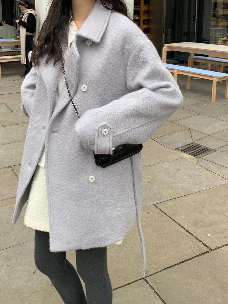 [MADE] Tion Mohair Handmade Pe Coat