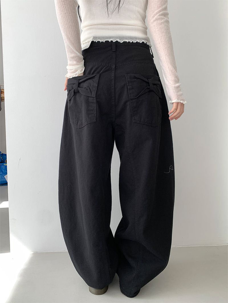 RIBBON BALLOON PANTS (2C)