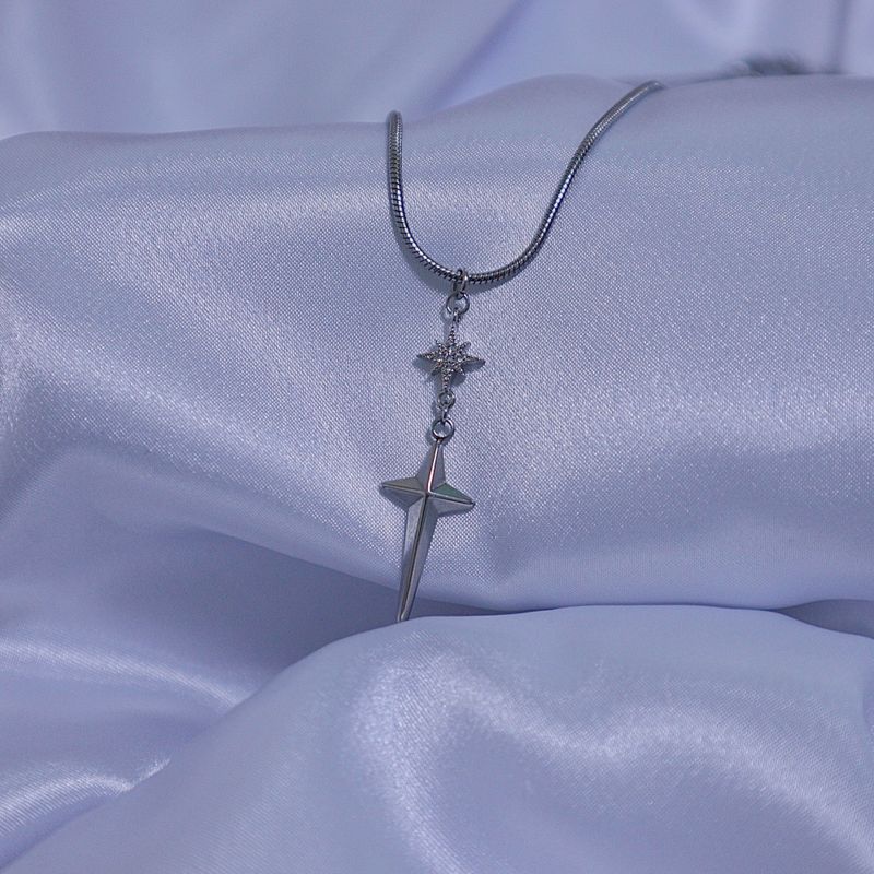 Shiny Cross Necklace
