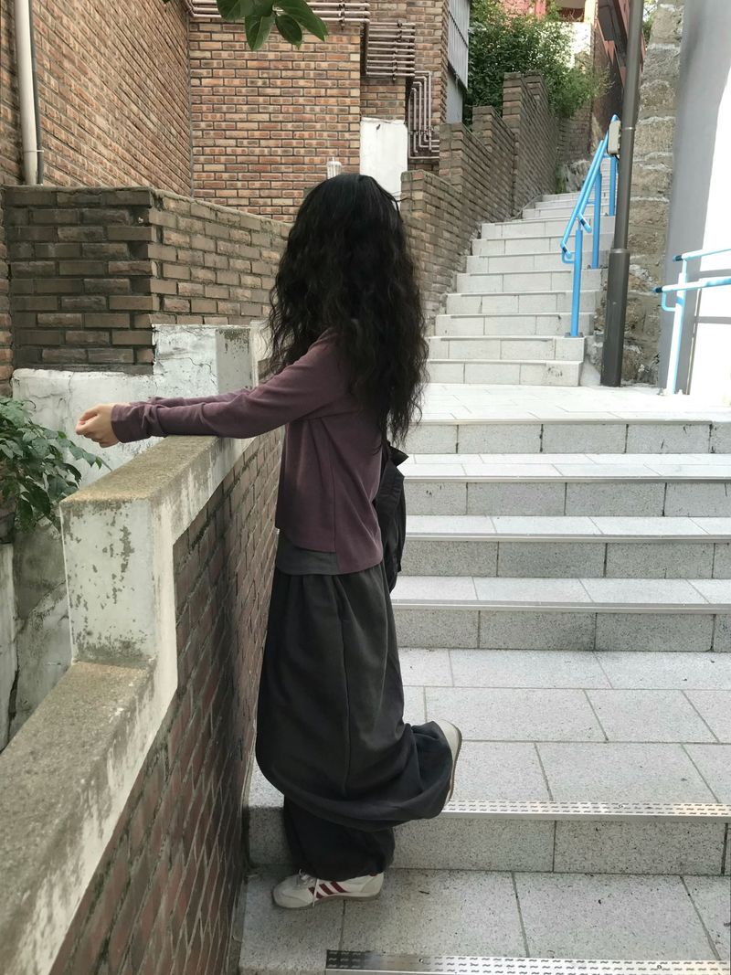 レイヤード カラーブロックティー