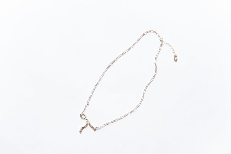 [MADE] Casual ribbon necklace