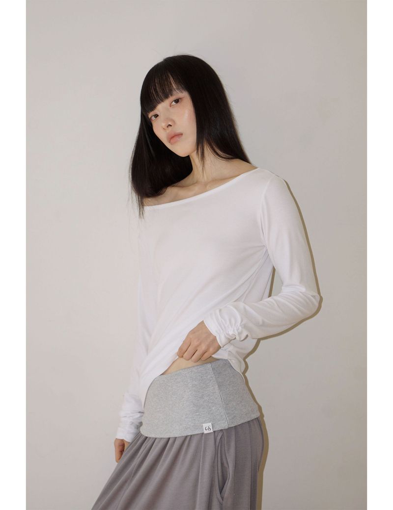 BANDING BALLOON PANTS(GREY)