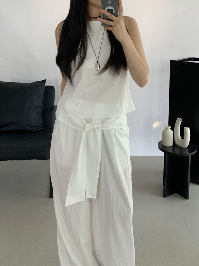 Raina scarf banding pants