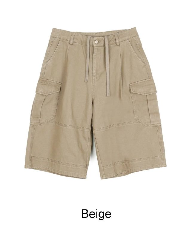 Ferid Stone Washed Cargo Bermuda Pants
