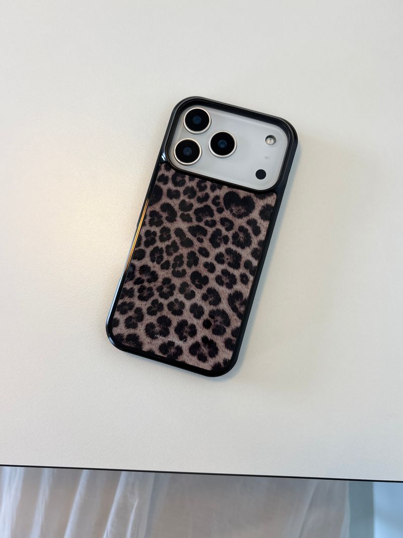 soft leopard phone case