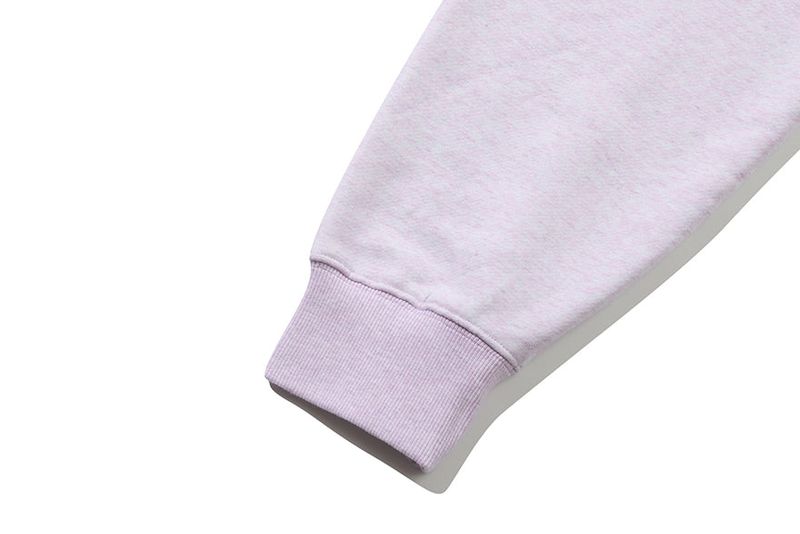 RECENT LOGO HOODIE_MELANGE LIGHT PURPLE