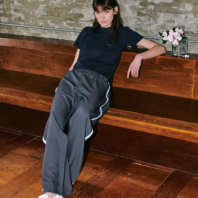 Banding Track Pants Grey