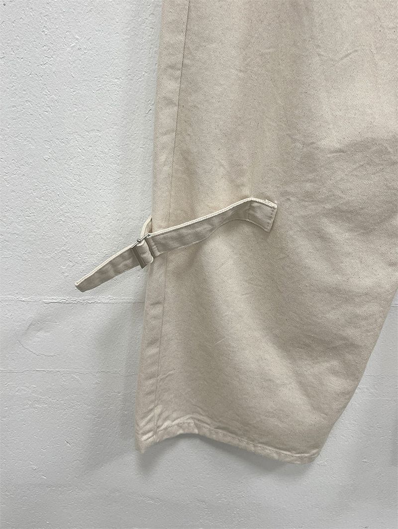 LEG BIJO COTTON WIDE PANTS (2C)