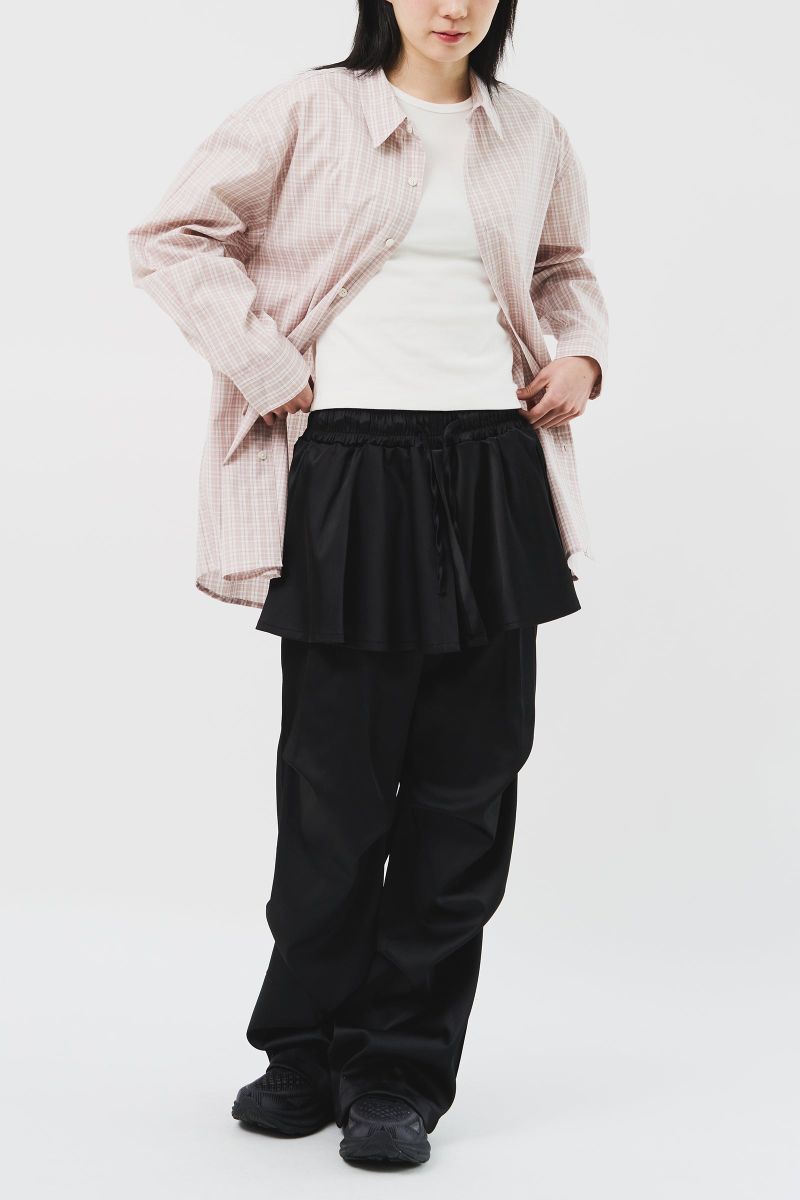 (W) Flow Satin Skirt Pants (2color)