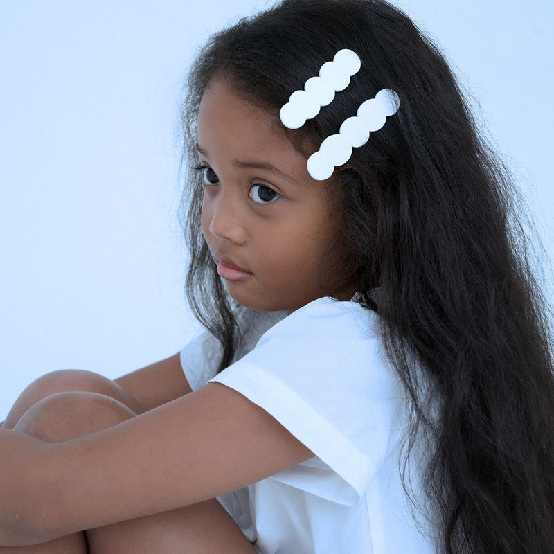 scallop hair clip