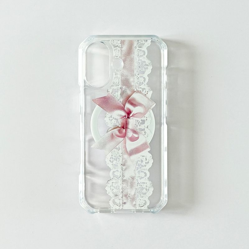 [MADE]romantic ribbon MagSafe Gelhard phonecase