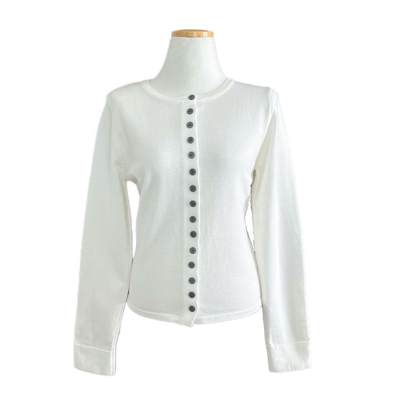 Annie Slim Button Long Sleeve Cardigan