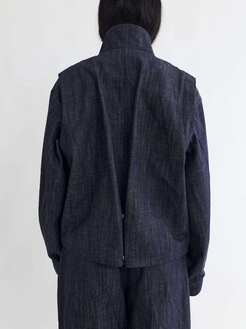 26SS JT3 Stand-Collar Denim Jacket