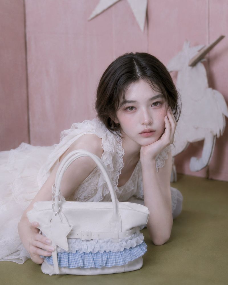 STAR FRILL BAG (3COLOR)