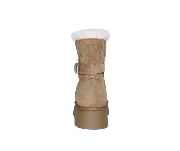 FOLD-DOWN SHEEPSKIN BOOTS