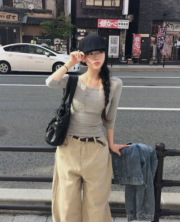 anyonemore（エニーワンモアー）の「26FW★ [MADE]フロムベーシックスリークォーターTシャツ（トップス）」