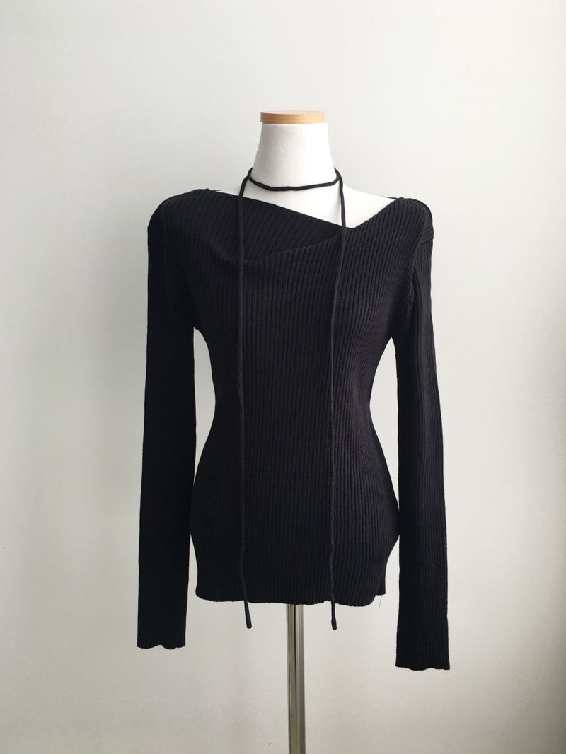 Amour drape knit