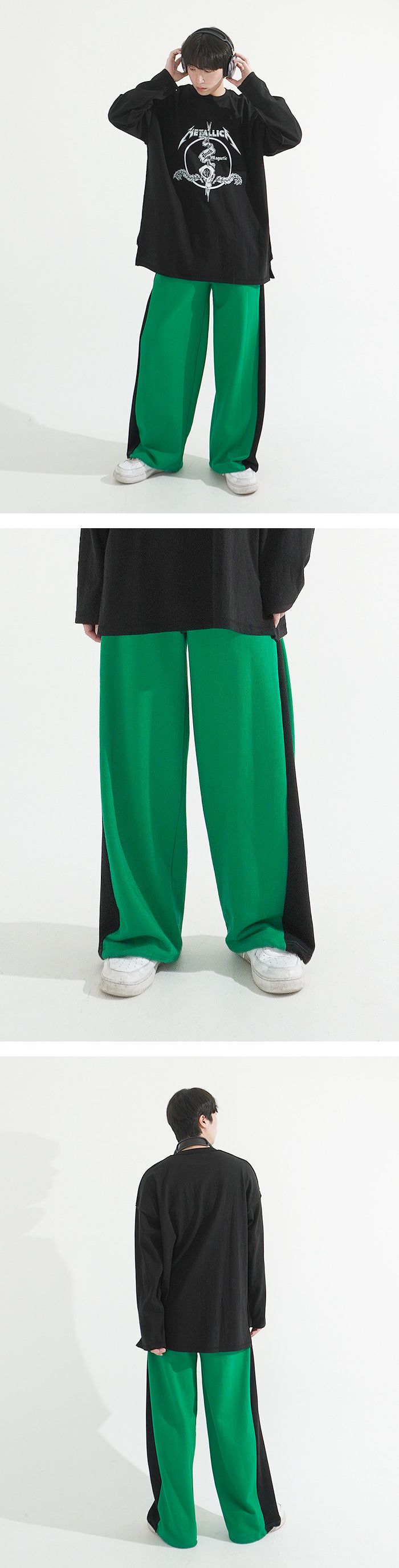 Corner Match Wide Training Pants